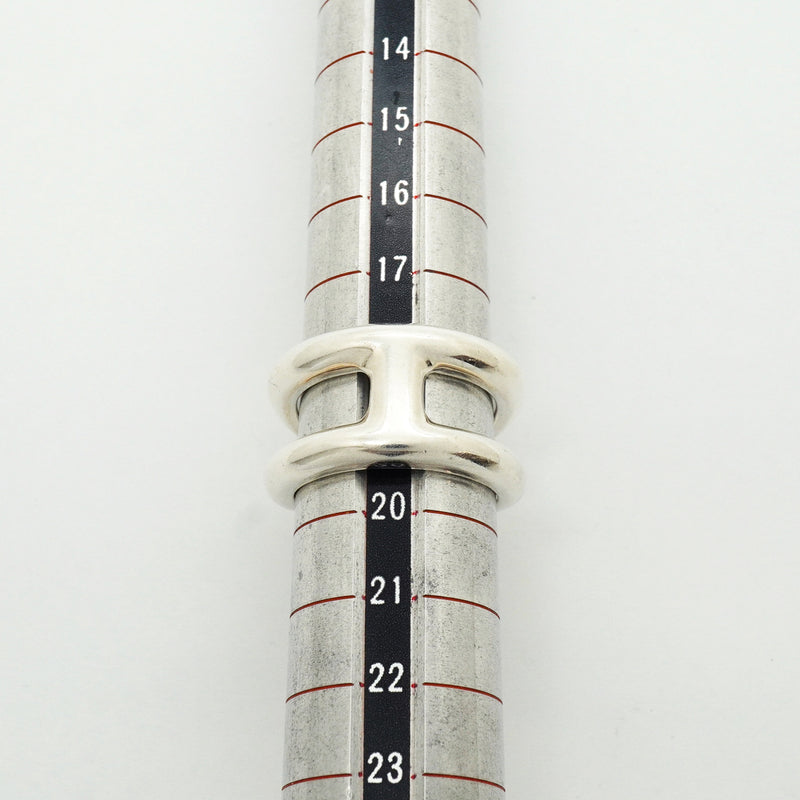 【6jib0395】エルメス リング オスモズPM シルバー925 ＃59【中古】メンズ