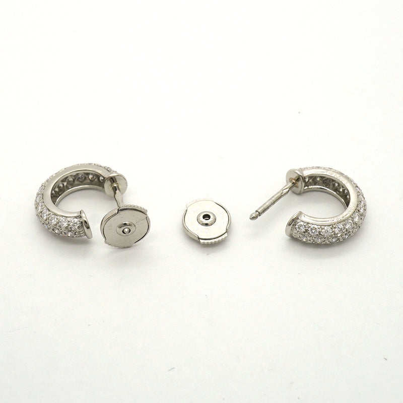 【6jib0396】カルティエ ピアス ミミスター Pt950 プラチナ ダイヤモンド【中古】レディース