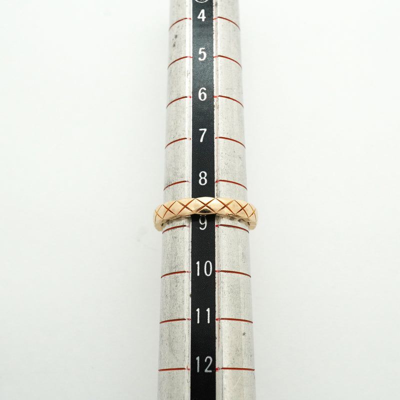 【6jib0399】シャネル リング ココクラッシュ/ベージュゴールド K18PG ピンクゴールド ＃49【中古】レディース