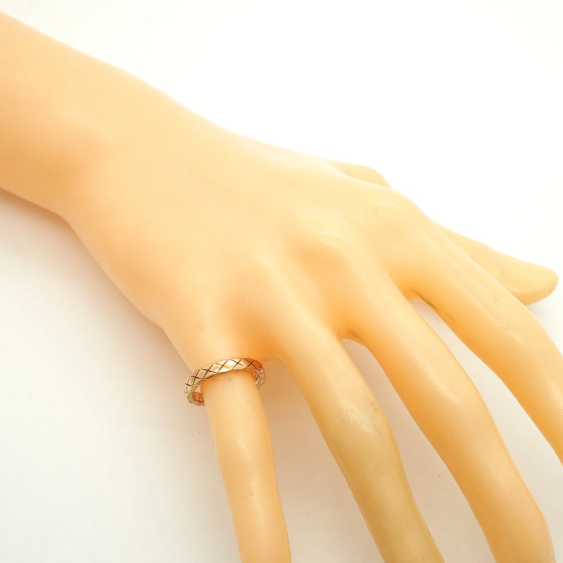 【6jib0399】シャネル リング ココクラッシュ/ベージュゴールド K18PG ピンクゴールド ＃49【中古】レディース