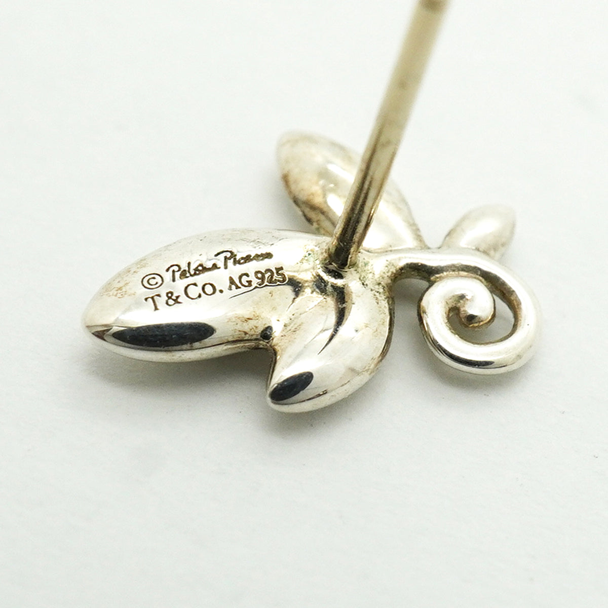 【6jib0402】ティファニー ピアス オリーブリーフ シルバー925【中古】レディース