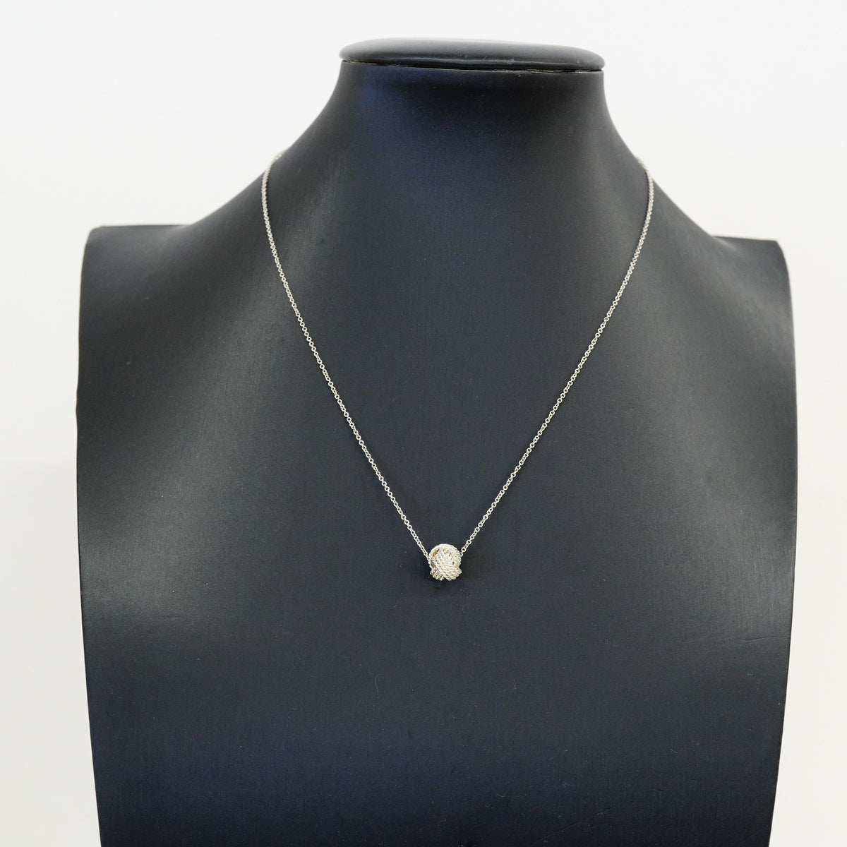 【6jib0404】ティファニー ネックレス サマセット/メッシュボール シルバー925【中古】レディース