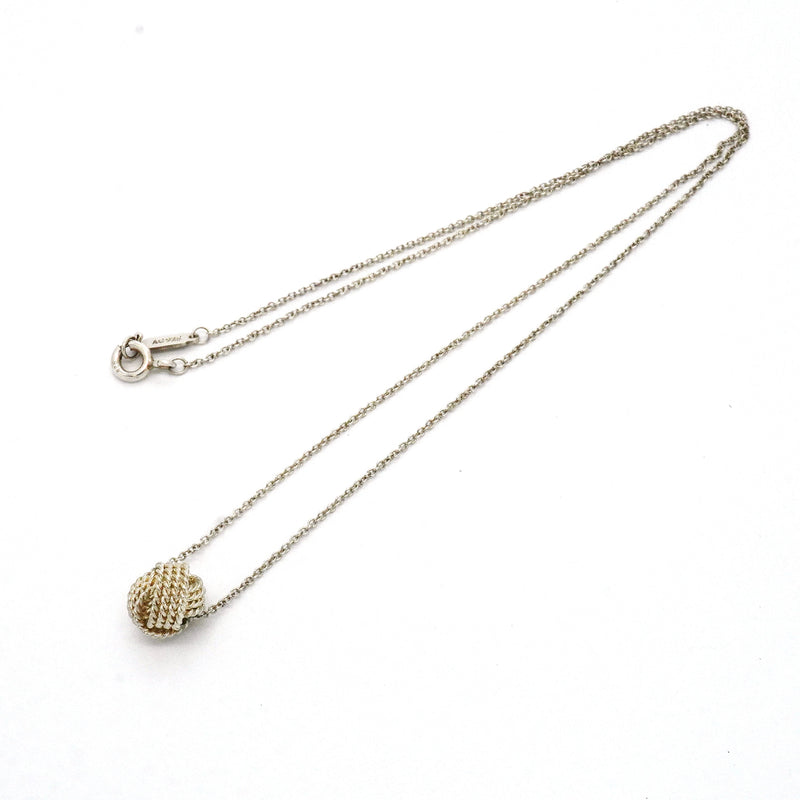 【6jib0404】ティファニー ネックレス サマセット/メッシュボール シルバー925【中古】レディース