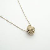 【6jib0404】ティファニー ネックレス サマセット/メッシュボール シルバー925【中古】レディース
