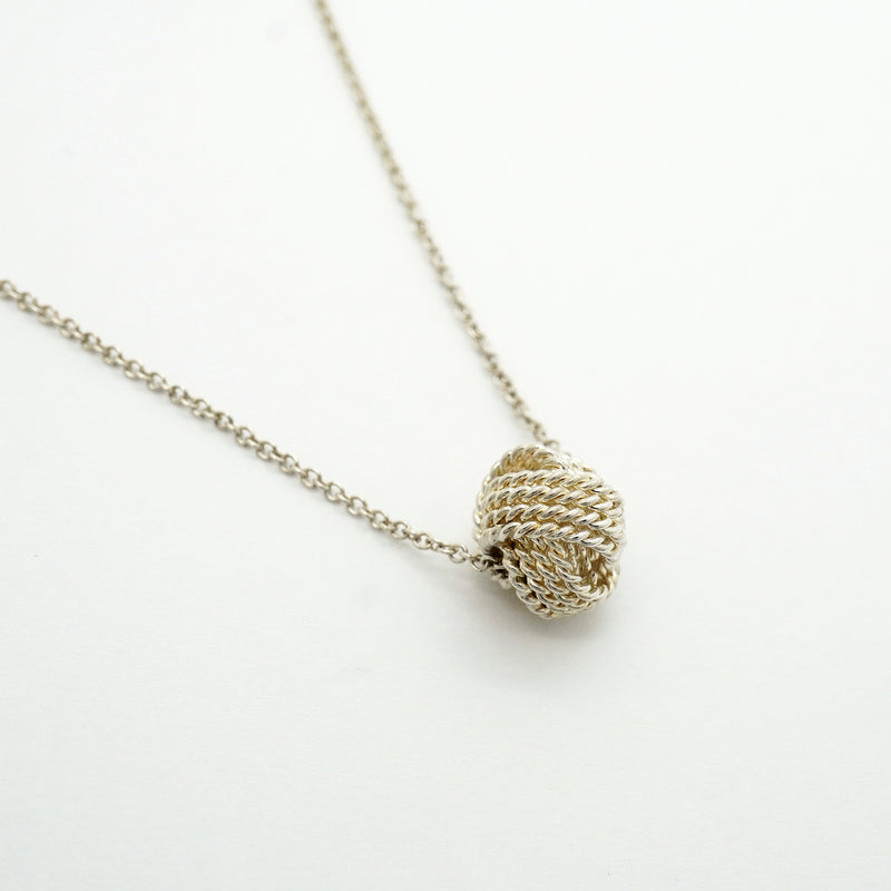 【6jib0404】ティファニー ネックレス サマセット/メッシュボール シルバー925【中古】レディース