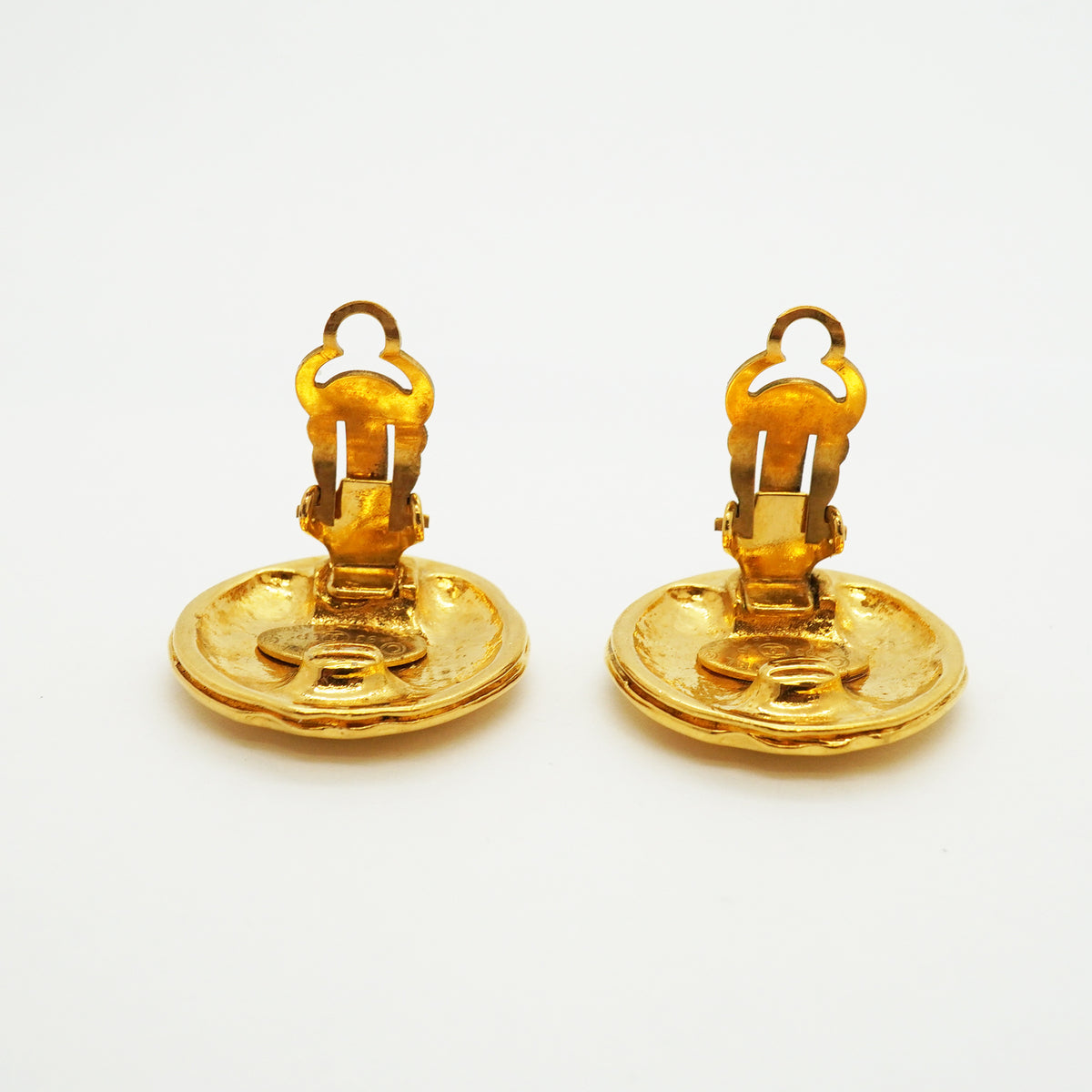 【6jib0409】シャネル イヤリング ヴィンテージ ココマーク GPメッキ ゴールド【中古】レディース