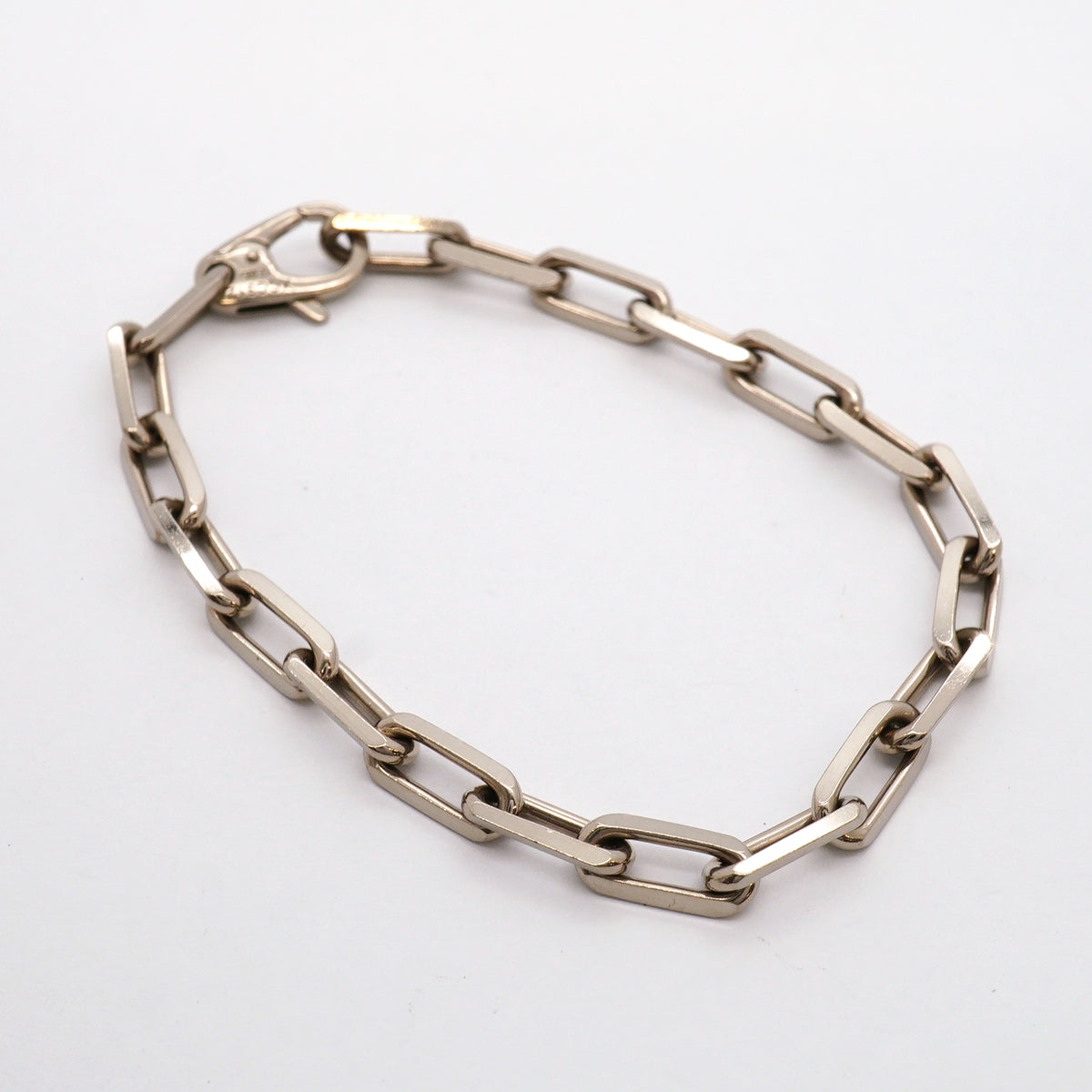 【6jib0411】カルティエ ブレスレット サントスドゥ/ミディアムモデル K18WG ホワイトゴールド【中古】メンズ レディース ユニセックス