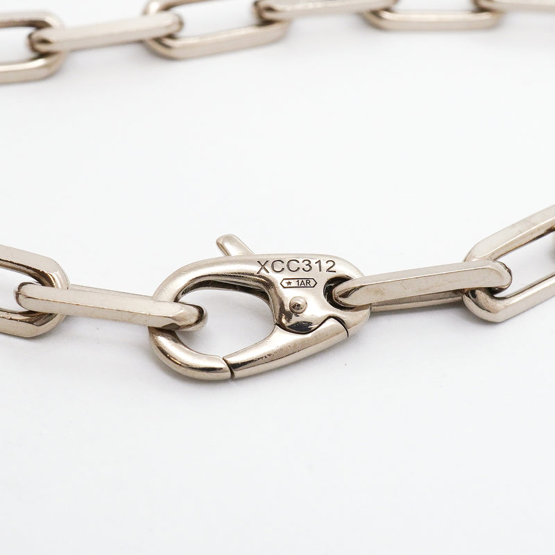 【6jib0411】カルティエ ブレスレット サントスドゥ/ミディアムモデル K18WG ホワイトゴールド【中古】メンズ レディース ユニセックス