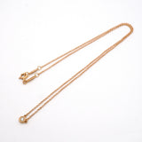 【6jib0412】ティファニー ネックレス バイザヤード 1PD K18PG ピンクゴールド ダイヤモンド【中古】レディース