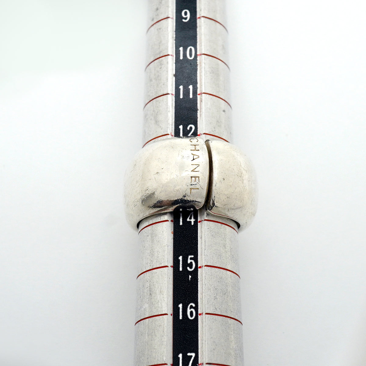 【6jib0424】シャネル リング シャネルロゴ シルバー925 13.5号【中古】レディース