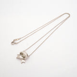 【6jib0450】ティファニー ネックレス リボン シルバー925【中古】レディース