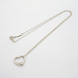 【6jib0469】ティファニー ネックレス オープンハート シルバー925【中古】レディース