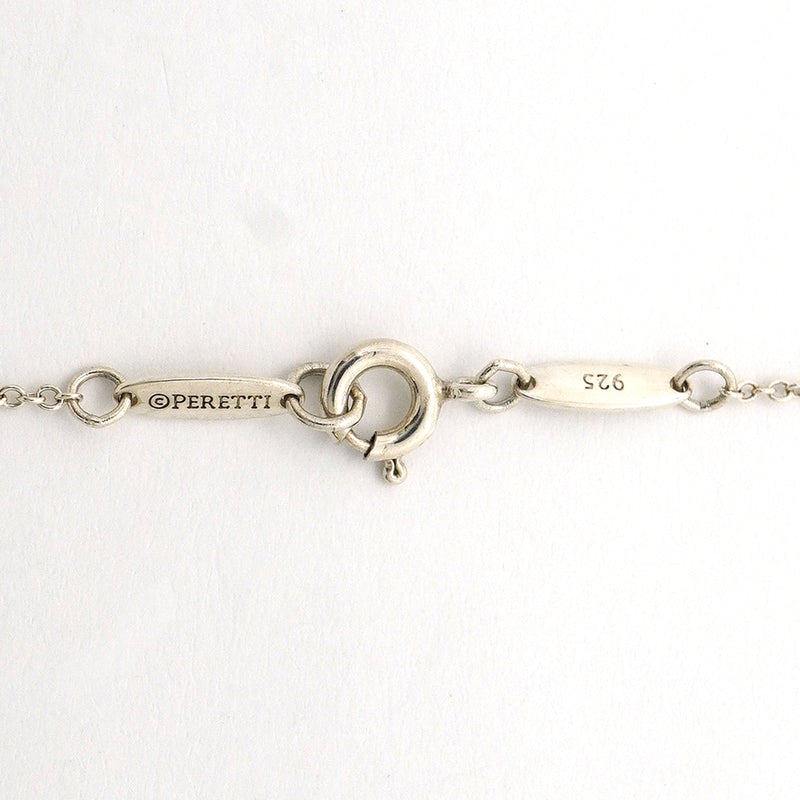 【6jib0469】ティファニー ネックレス オープンハート シルバー925【中古】レディース