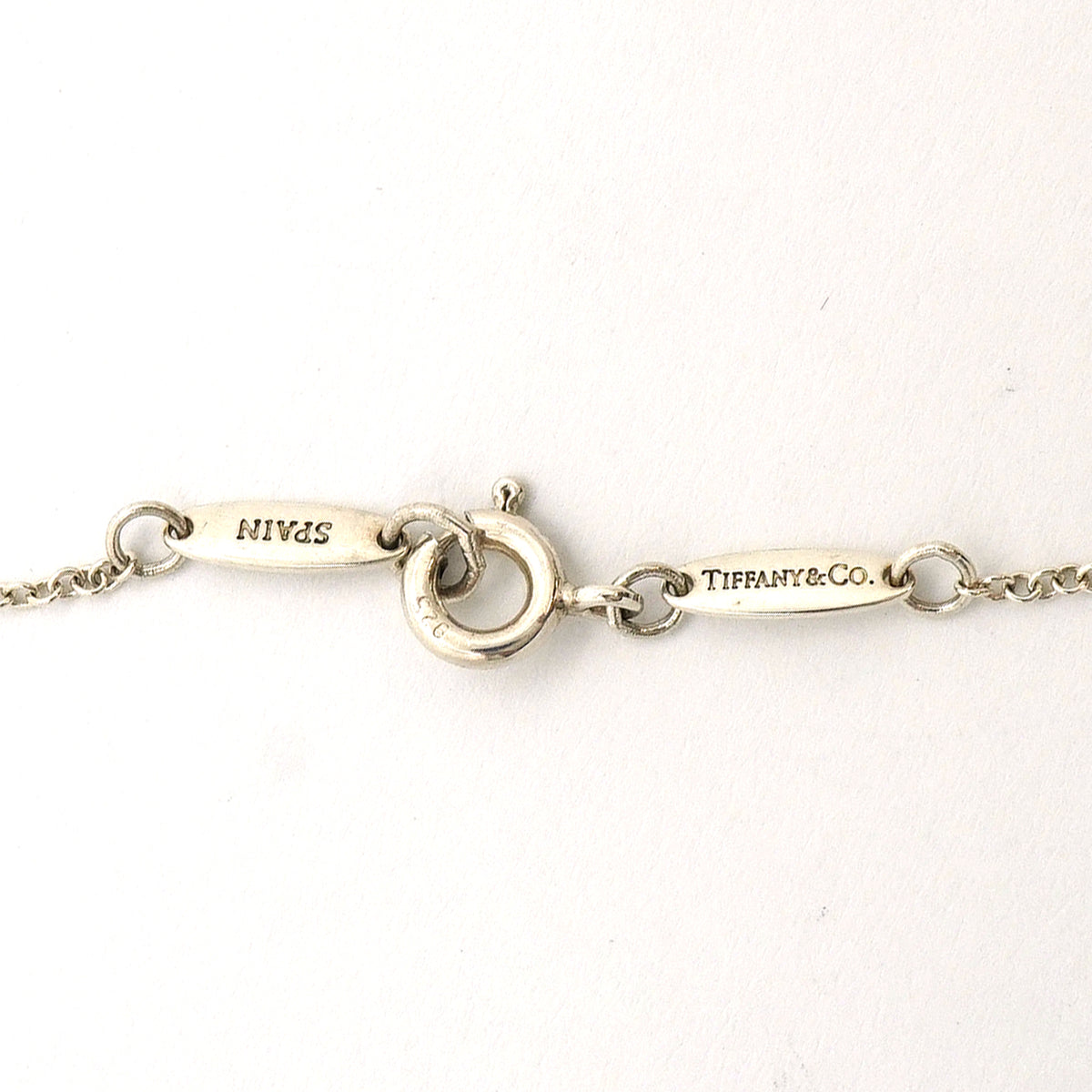 【6jib0469】ティファニー ネックレス オープンハート シルバー925【中古】レディース