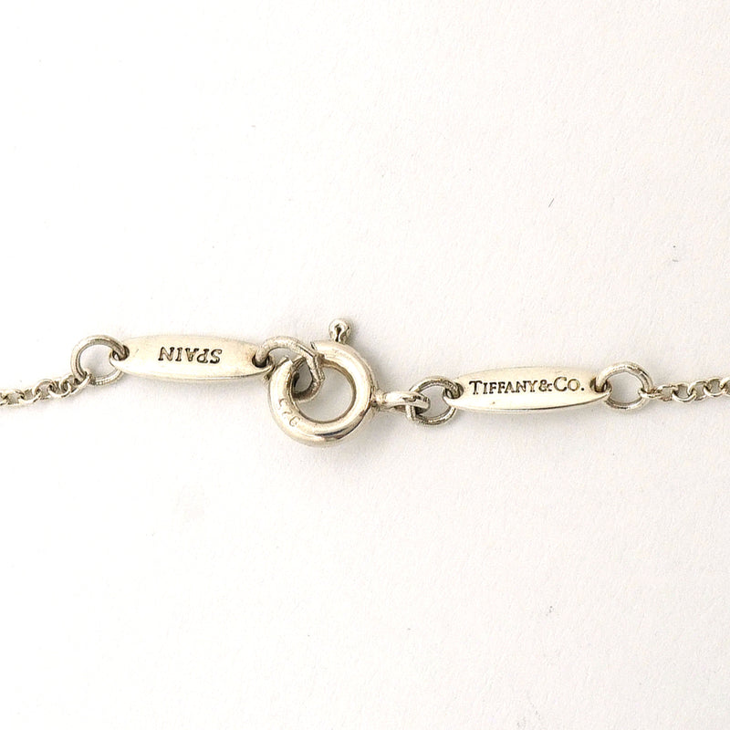 【6jib0469】ティファニー ネックレス オープンハート シルバー925【中古】レディース