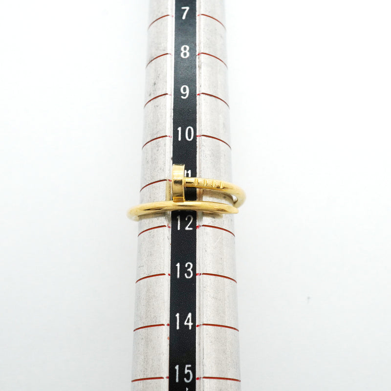 【6jib0470】カルティエ リング ジュストアンクル スモールモデル K18YG イエローゴールド ＃52【中古】レディース