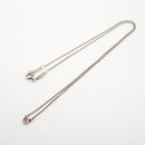 【6jib0481】ティファニー ネックレス バイザヤード シルバー925 ピンクサファイア【中古】レディース