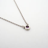 【6jib0481】ティファニー ネックレス バイザヤード シルバー925 ピンクサファイア【中古】レディース