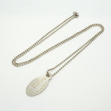【6jib0485】ティファニー ネックレス リターントゥ オーバル シルバー925【中古】レディース