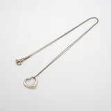 【6jib0486】ティファニー ネックレス オープンハート シルバー925【中古】レディース