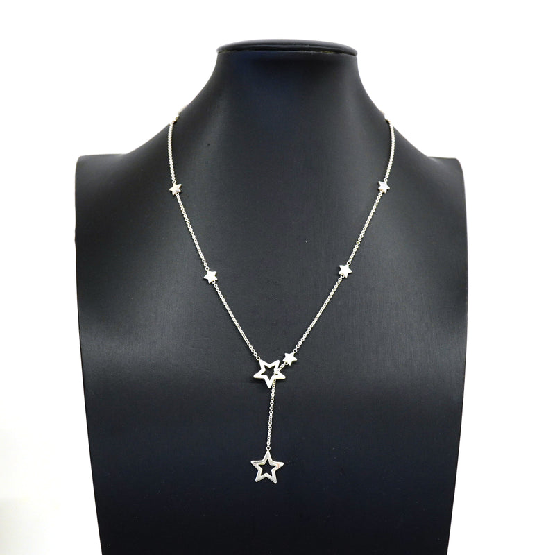 【6jib0490】ティファニー ネックレス スターリンク/ラリアット シルバー925【中古】レディース