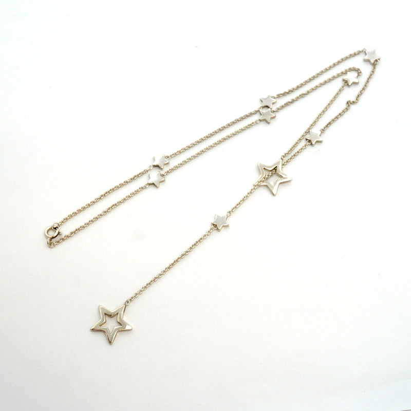 【6jib0490】ティファニー ネックレス スターリンク/ラリアット シルバー925【中古】レディース