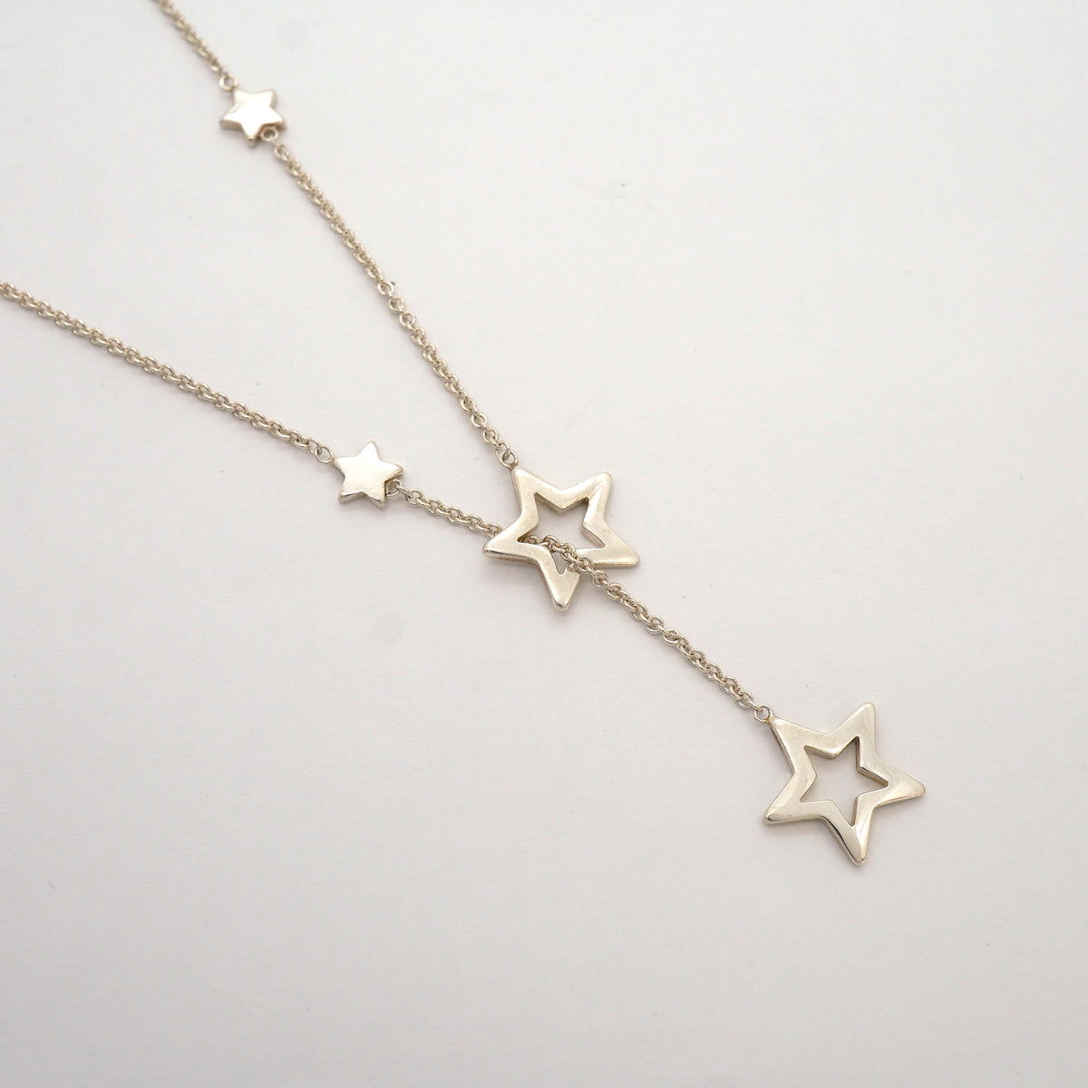 【6jib0490】ティファニー ネックレス スターリンク/ラリアット シルバー925【中古】レディース