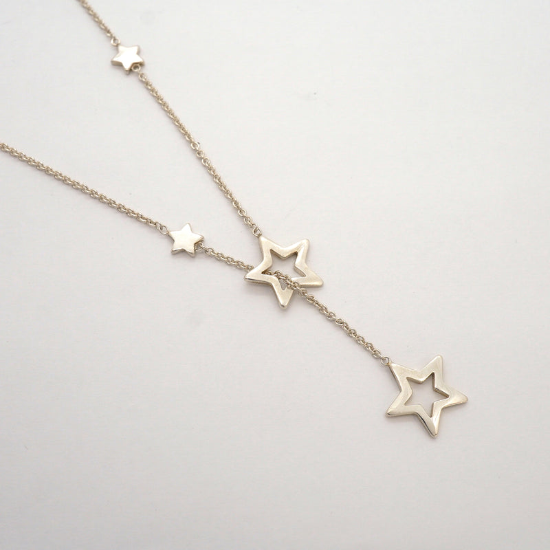 【6jib0490】ティファニー ネックレス スターリンク/ラリアット シルバー925【中古】レディース