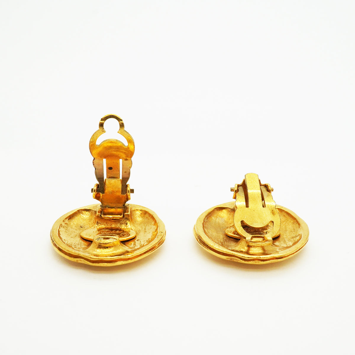 【6jib0492】シャネル イヤリング ヴィンテージ ココマーク GPメッキ ゴールド【中古】レディース