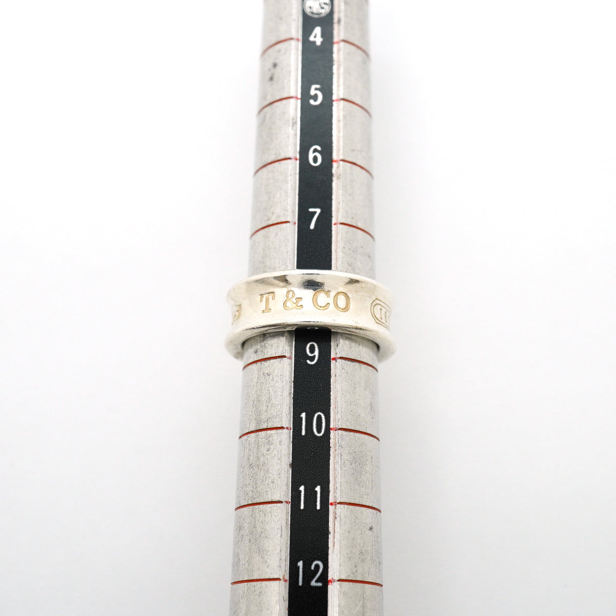 【6jib0494】ティファニー リング ナロー シルバー925 8.5号【中古】レディース