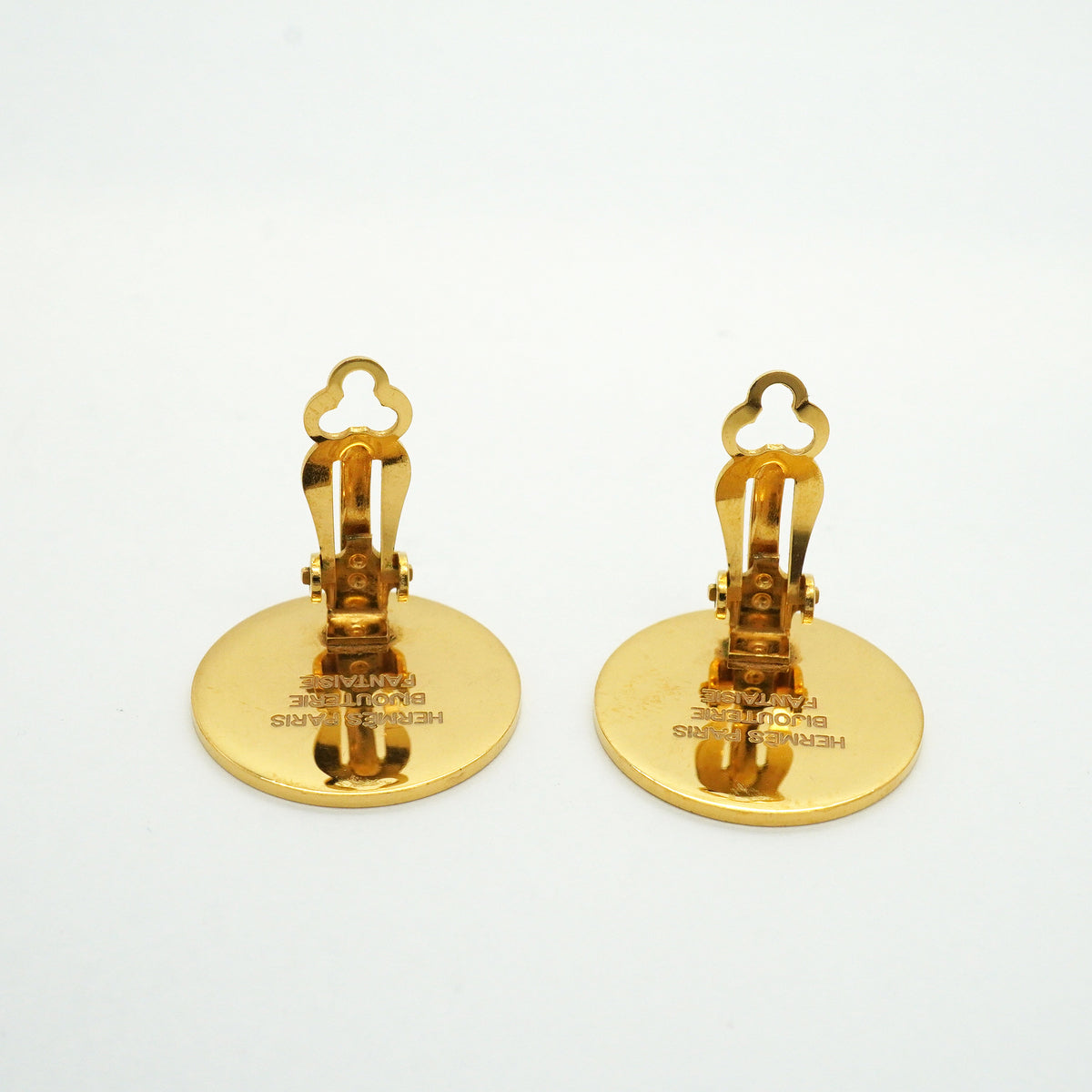 【6jib0497】エルメス イヤリング セリエ GPメッキ ゴールド【中古】レディース