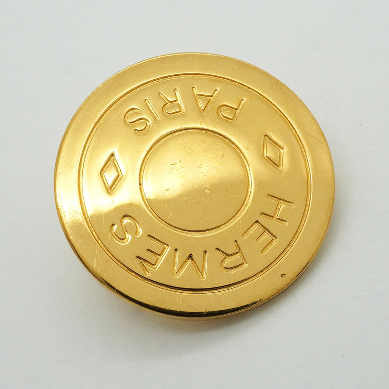 【6jib0497】エルメス イヤリング セリエ GPメッキ ゴールド【中古】レディース