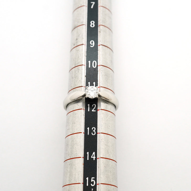 【6jib0498】ティファニー リング ハーモニー 1PD Pt950 プラチナ ダイヤモンド 0.27ct 11.5号【中古】レディース