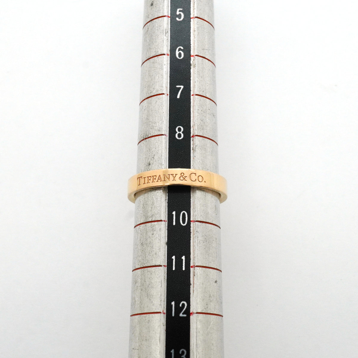 【6jib0499】ティファニー リング フラットバンド K18PG ピンクゴールド 9号【中古】レディース