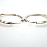 【6jib0503】エルメス ピアス シェーヌダンクル フープ シルバー925【中古】レディース
