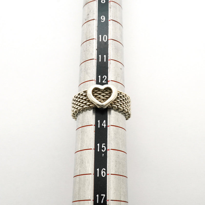 【6jib0504】ティファニー リング サマセット/ハート シルバー925 13号【中古】レディース