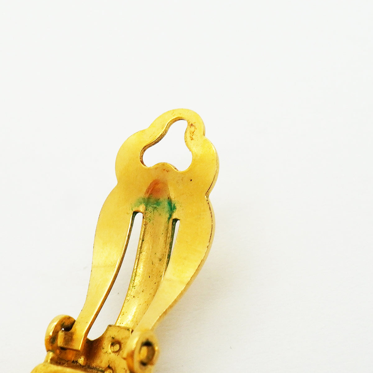 【6jib0506】シャネル イヤリング ヴィンテージ ココマーク 菱形 GPメッキ ゴールド【中古】レディース