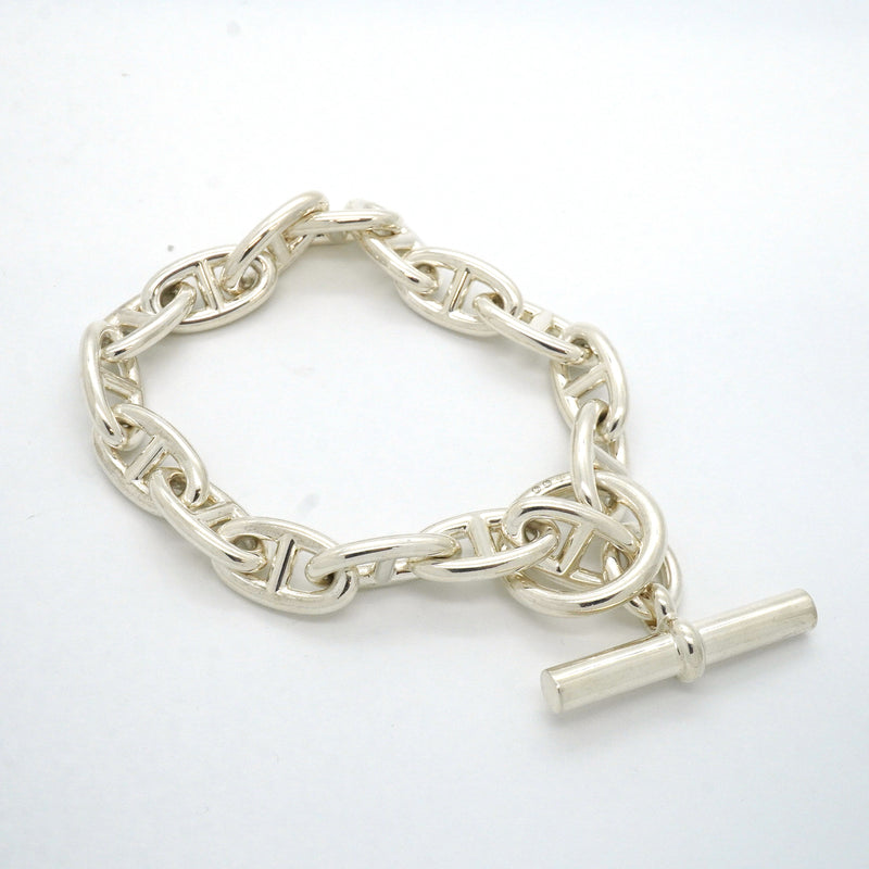 【6jib0507】エルメス ブレスレット シェーヌダンクル GM 16コマ シルバー925【中古】メンズ