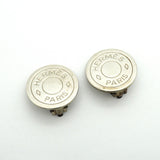 【6jib0525】エルメス イヤリング セリエ メタル シルバー【中古】レディース