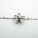 【6jib0534】ヴァンクリーフ＆アーペル ネックレス ソクラテス/3フラワー K18WG ホワイトゴールド ダイヤモンド【中古】レディース