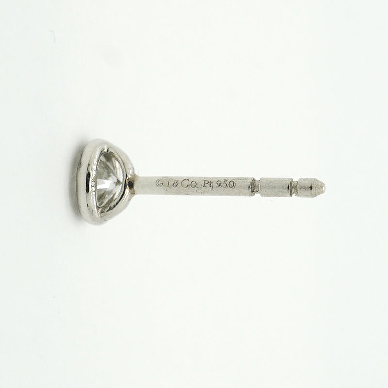 【6jib0536】ティファニー ピアス バイザヤード 1PD Pt950 プラチナ ダイヤモンド【中古】レディース