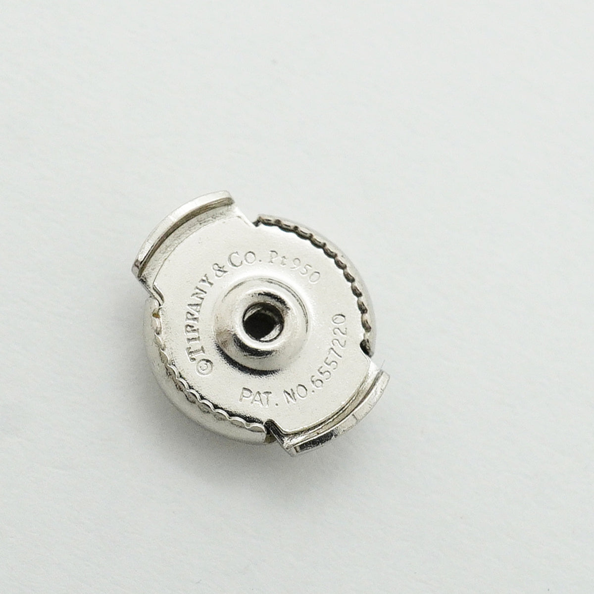 【6jib0536】ティファニー ピアス バイザヤード 1PD Pt950 プラチナ ダイヤモンド【中古】レディース