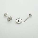 【6jib0536】ティファニー ピアス バイザヤード 1PD Pt950 プラチナ ダイヤモンド【中古】レディース