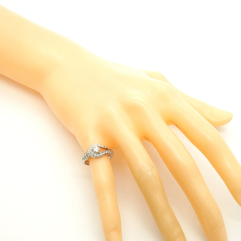 【6jib0545】ヴァンクリーフ＆アーペル リング クチュール Pt950 プラチナ ダイヤモンド ＃49【中古】レディース