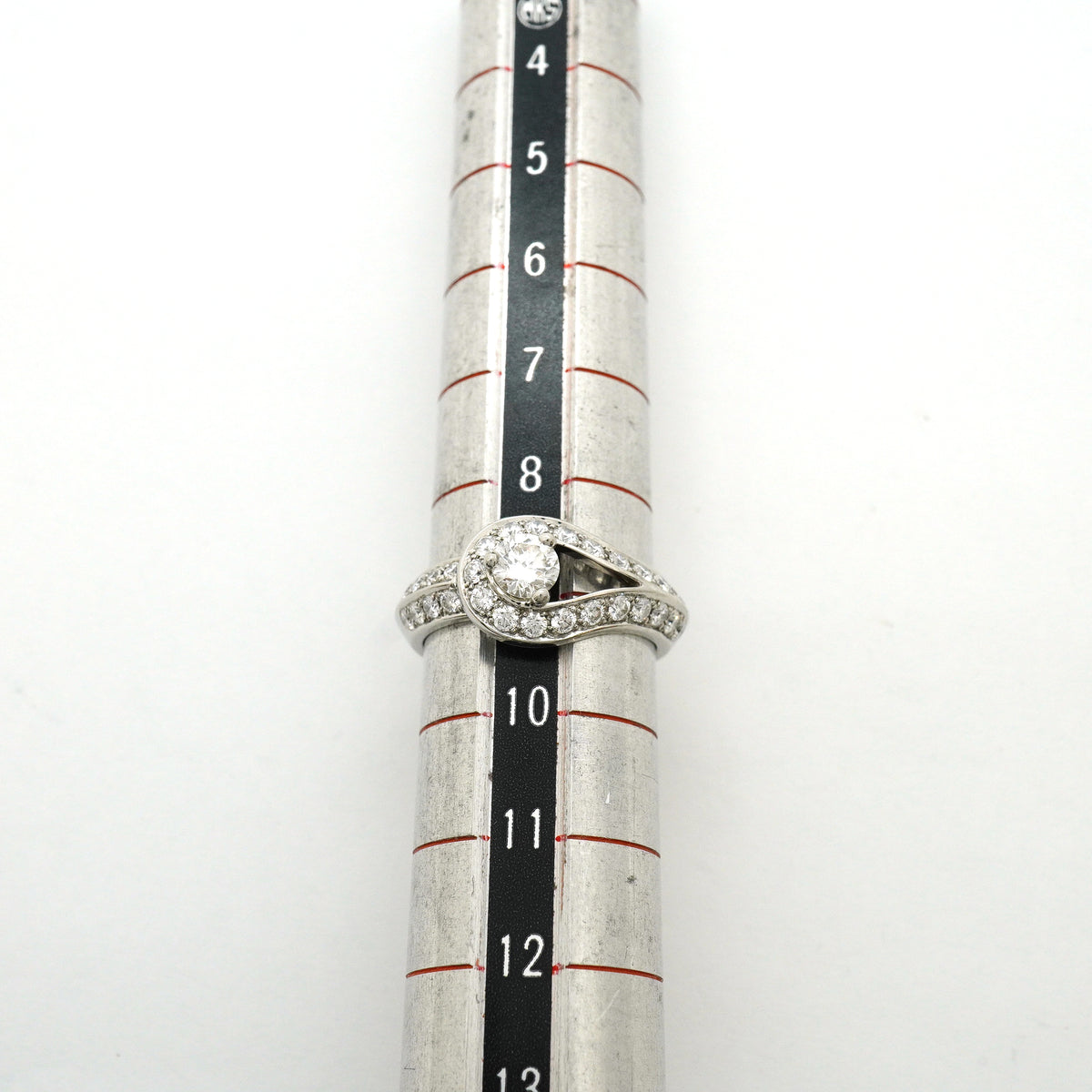 【6jib0545】ヴァンクリーフ＆アーペル リング クチュール Pt950 プラチナ ダイヤモンド ＃49【中古】レディース
