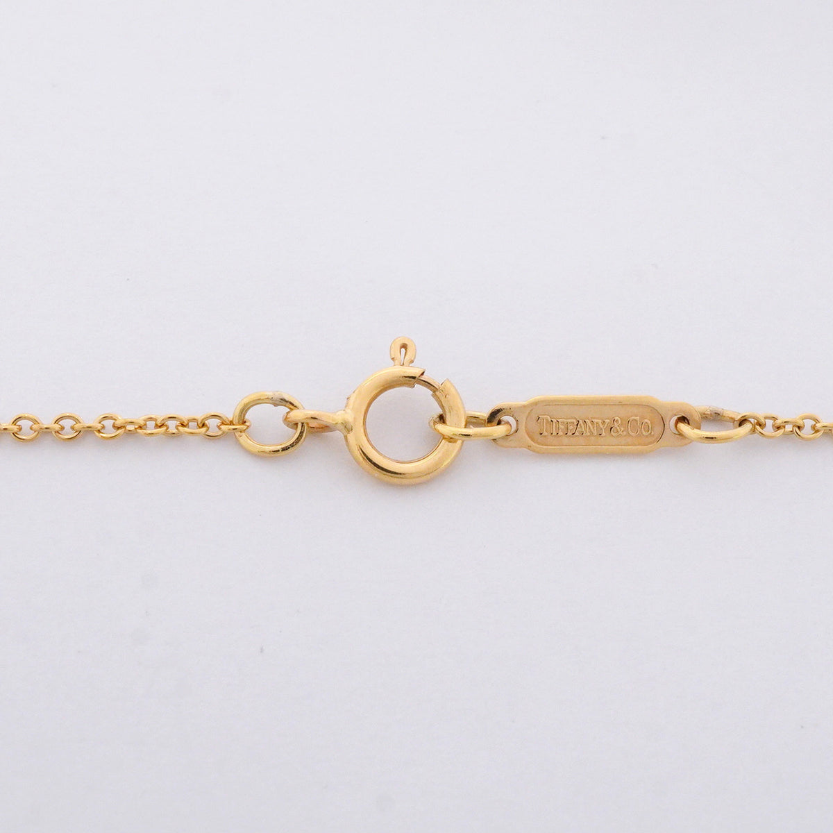【6jib0549】ティファニー ネックレス リボン K18YG イエローゴールド【中古】レディース