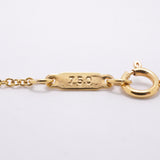 【6jib0549】ティファニー ネックレス リボン K18YG イエローゴールド【中古】レディース