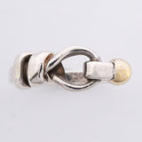 【6jib0551】ティファニー リング フック&アイ K18YG イエローゴールド シルバー925 11.5号【中古】レディース
