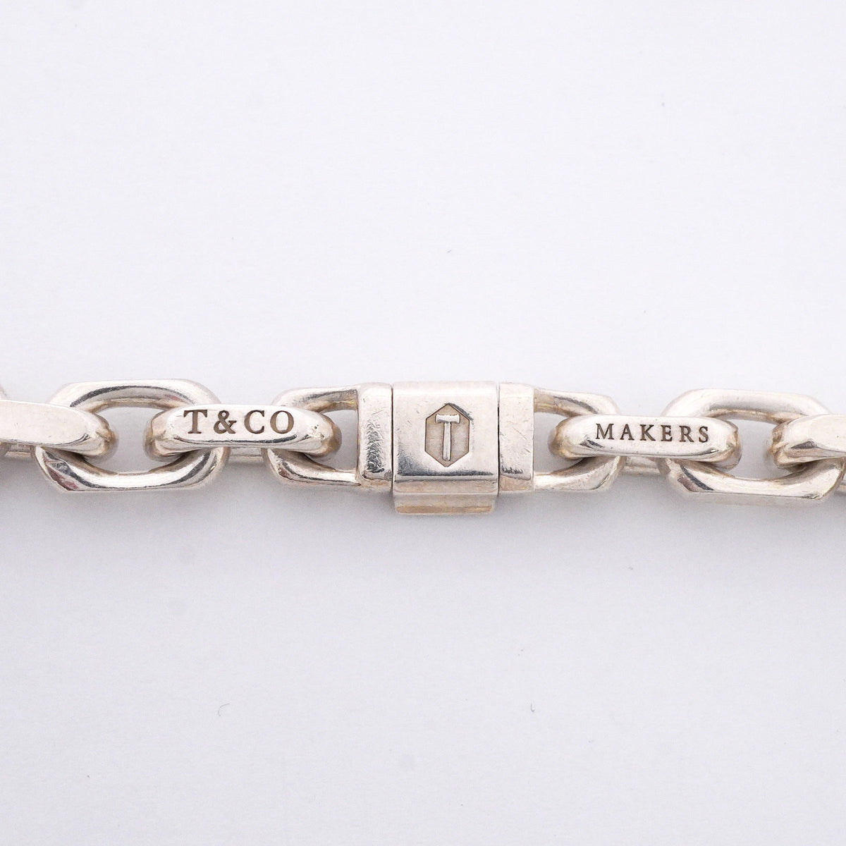【6jib0556】ティファニー ブレスレット メイカーズ K18YG イエローゴールド シルバー925【中古】メンズ レディース ユニセックス