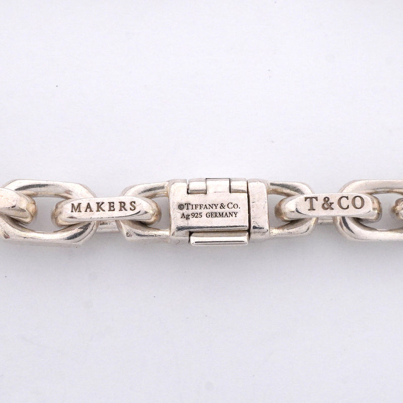 【6jib0556】ティファニー ブレスレット メイカーズ K18YG イエローゴールド シルバー925【中古】メンズ レディース ユニセックス